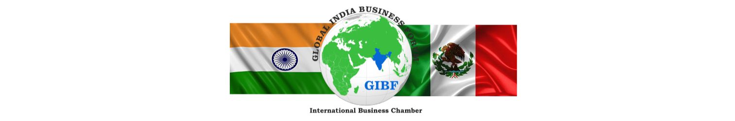 India  Mexico Business and Cultural Council and GIBF logo 